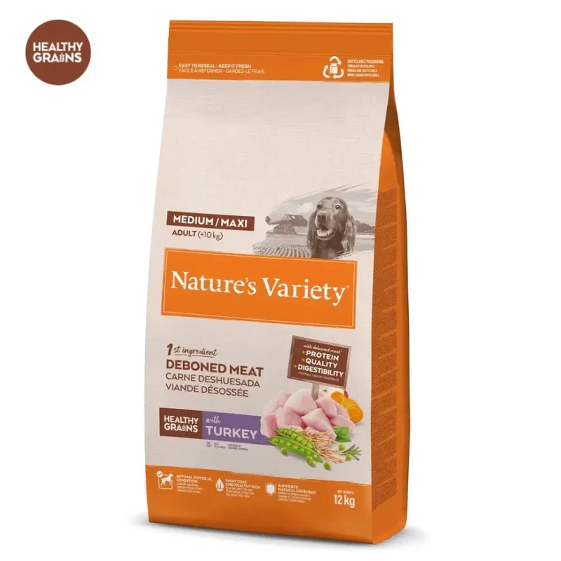Nature'S Variety Healthy Grain Medium Maxi Pavo