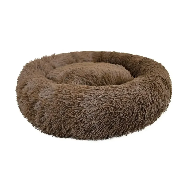 Yagu Cuna Donut Redonda Suave Relax Para Perros