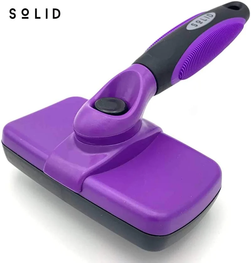 SoLID (TM - Cepillo de limpieza autónoma para pelar el aseo de mascotas