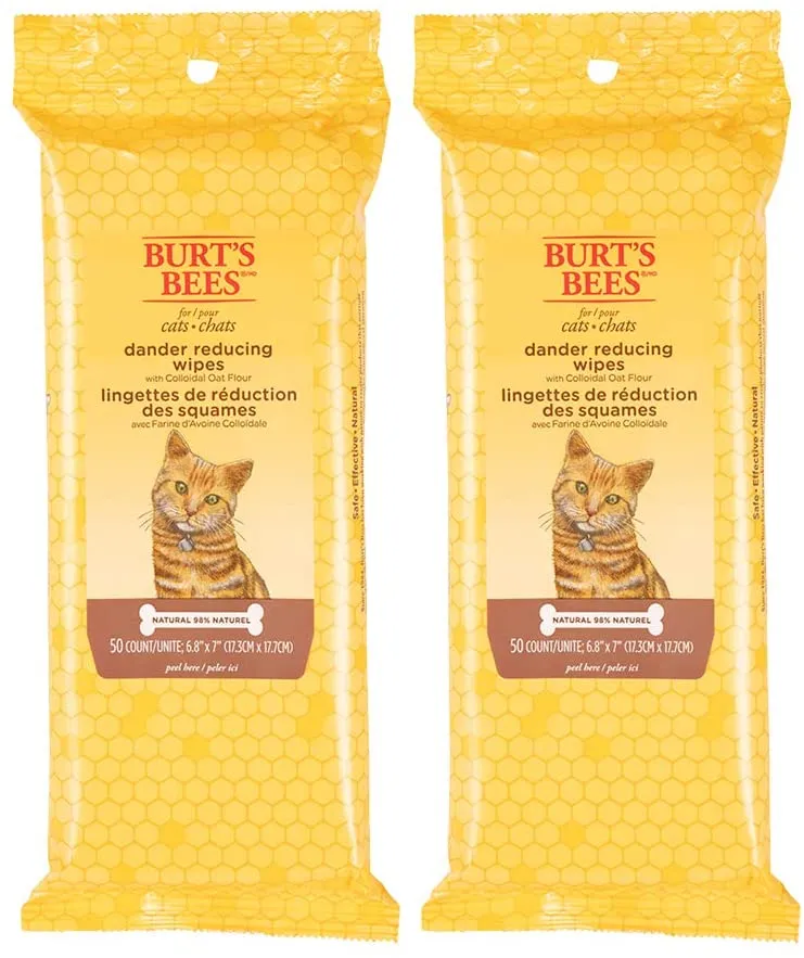 Toallitas calmantes para gato Burts Bees