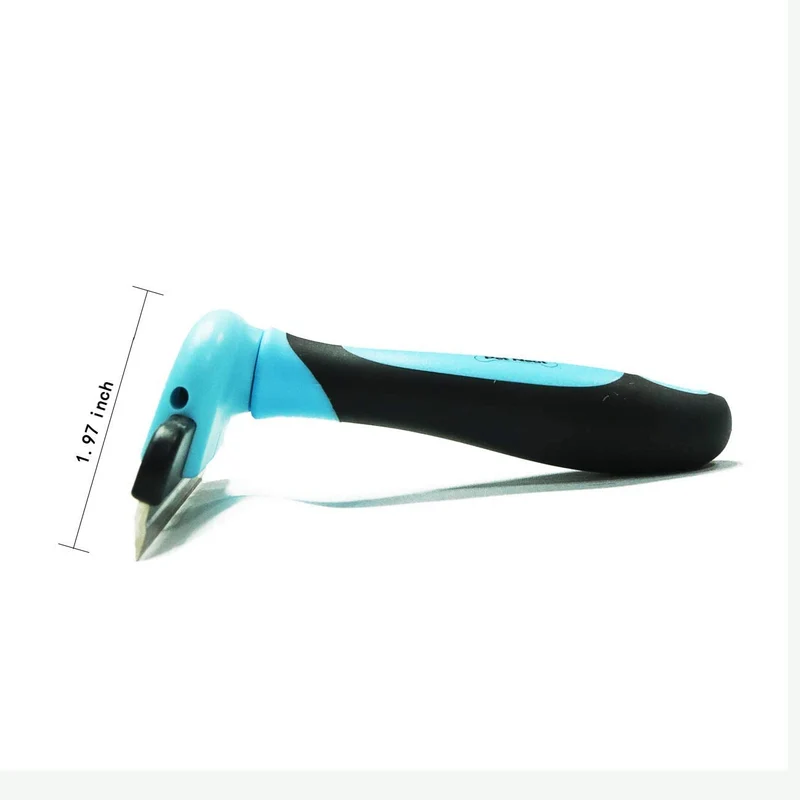 Cepillo de peluquería para mascotas, reduce la caída del pelo, Azul
