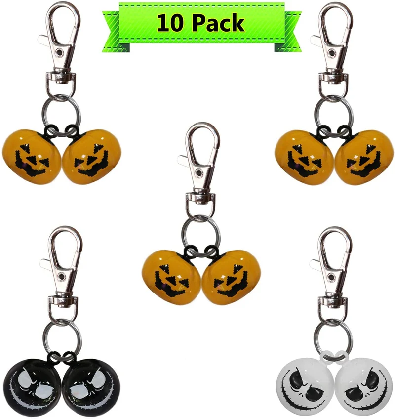 RYPET – Collar de gato con campanas (24 unidades), más fuerte y más alto, perro, campana, colgante de entrenamiento para mascota, gato, perro, collar