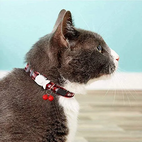 RYPET – Collar de gato con campanas (24 unidades), más fuerte y más alto, perro, campana, colgante de entrenamiento para mascota, gato, perro, collar