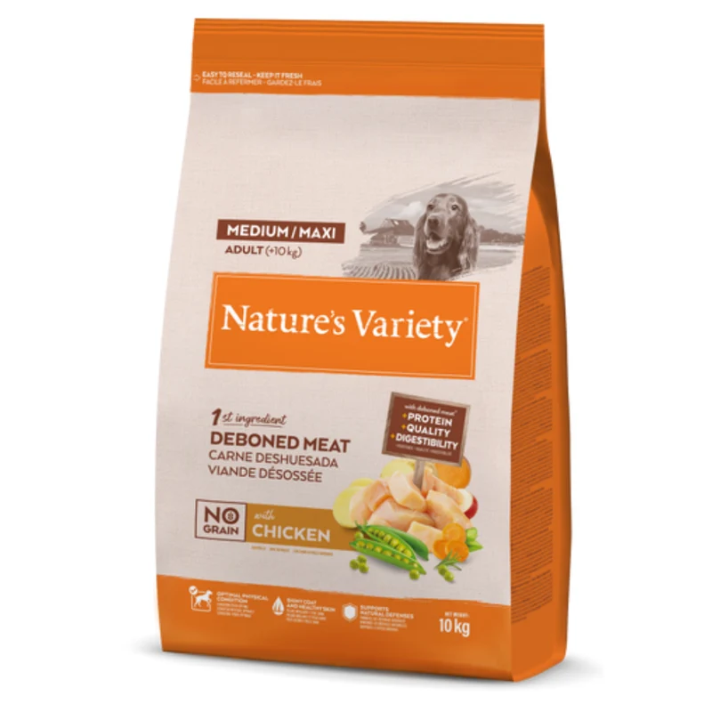 Nature'S Variety No Grain Medium/Maxi Pollo Campero Pienso Sin Cereales para Perros