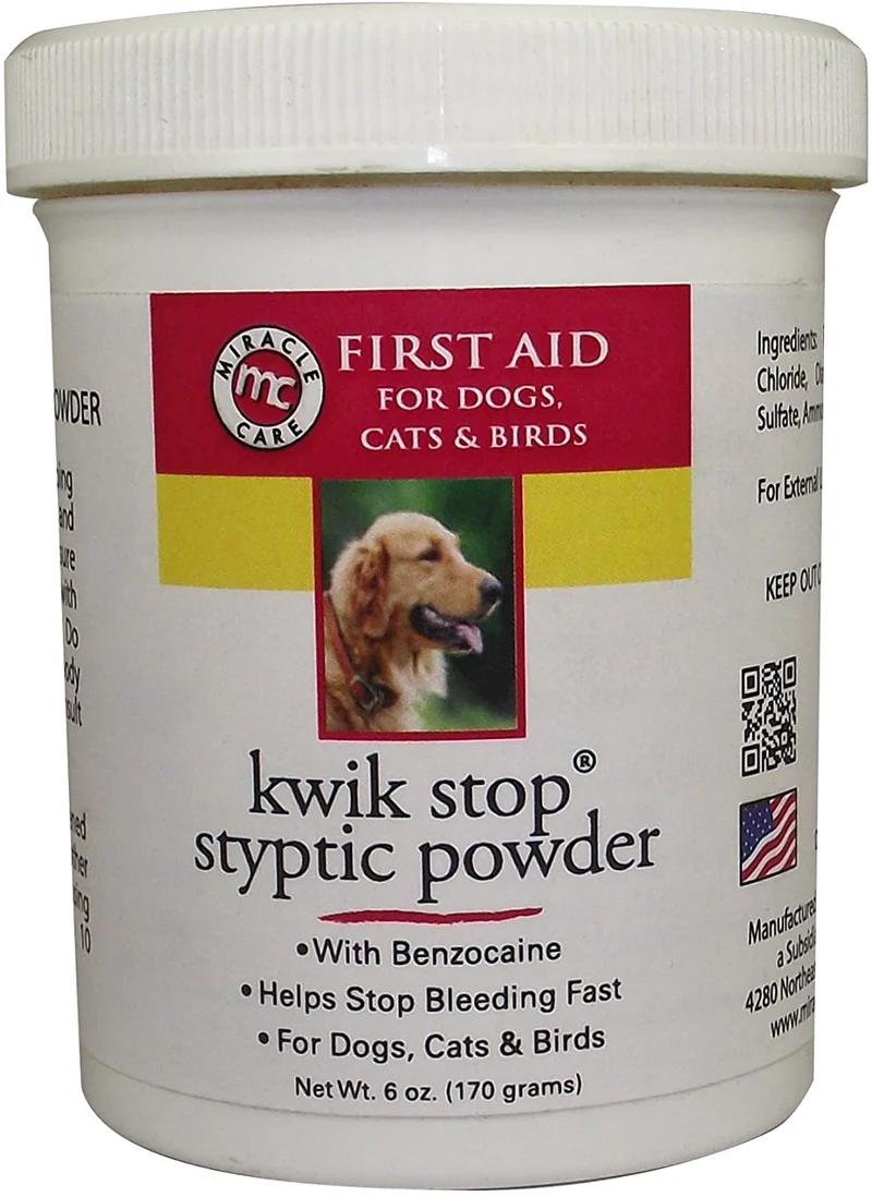 Miracle Care Kwik Stop Astringente en polvo 0.5 onzas