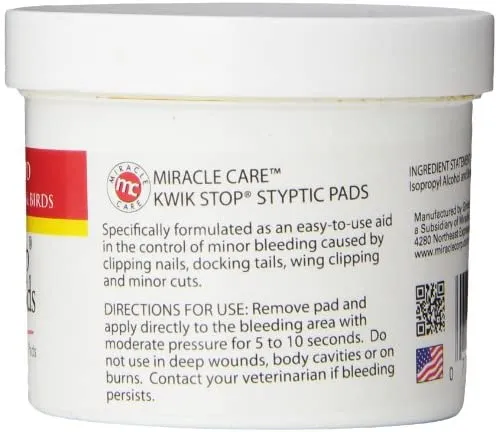 Miracle Care Kwik Stop Astringente en polvo 0.5 onzas