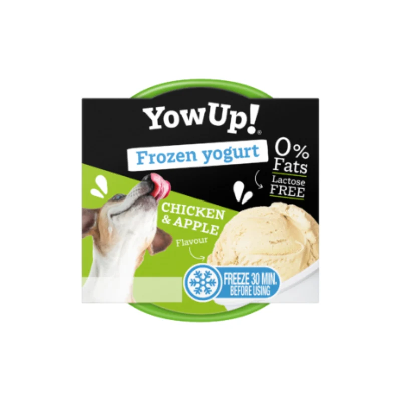 YOW UP YOGUR HELADO POLLO Y MANZANA CAJA DISPLAY 12X110GR
