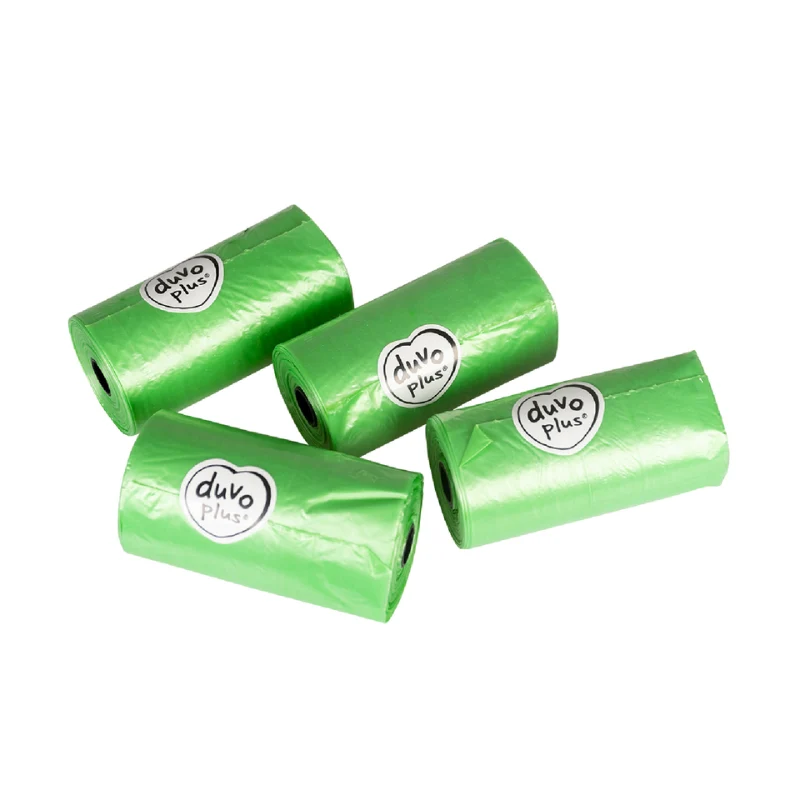 BOLSAS HIGIENICAS BIODEGRADABLES VERDES ROLLOS DE 20 UNIDADES