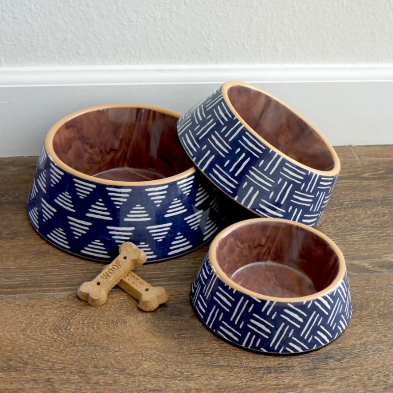 COMEDERO PERROS MELAMINA INDIGO BOWL 355 ML