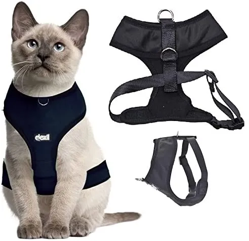 Arnés para gato acolchado y resistente al agua Dexil