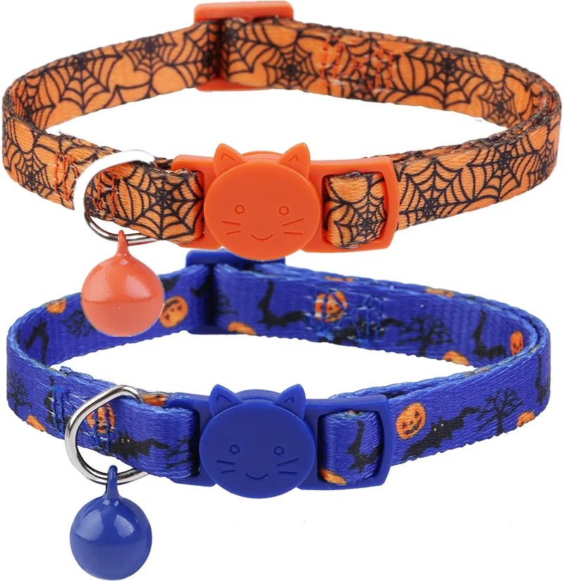BoomBone Cat Collar Breakaway with Bell,Safe Puppy Collars for Thanksgiving