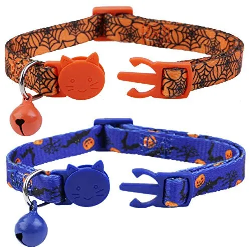 BoomBone Cat Collar Breakaway with Bell,Safe Puppy Collars for Thanksgiving