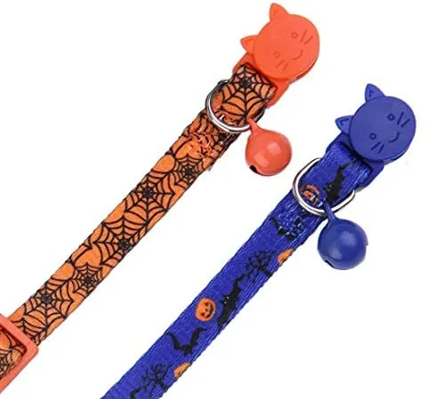BoomBone Cat Collar Breakaway with Bell,Safe Puppy Collars for Thanksgiving