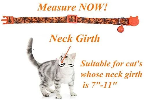 BoomBone Cat Collar Breakaway with Bell,Safe Puppy Collars for Thanksgiving