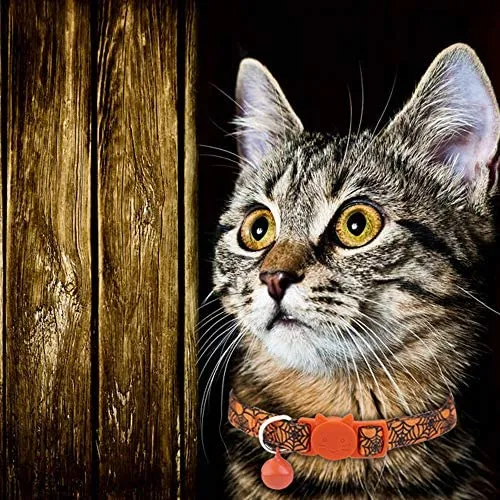 BoomBone Cat Collar Breakaway with Bell,Safe Puppy Collars for Thanksgiving