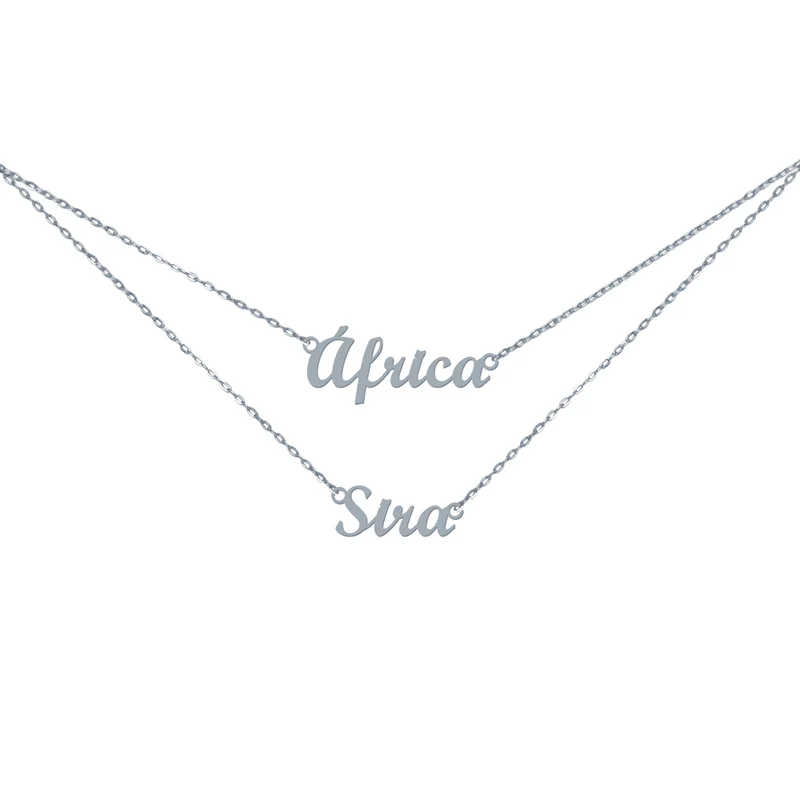 Collar de Oro 9K con Nombre Grabado