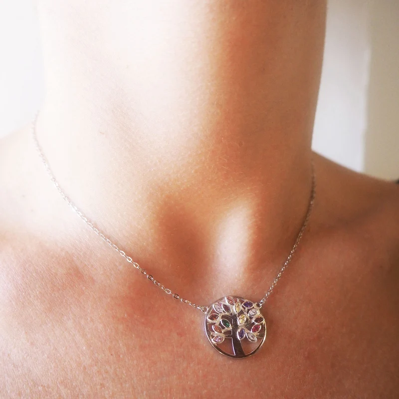 Collar Colorful Vida de Plata 925
