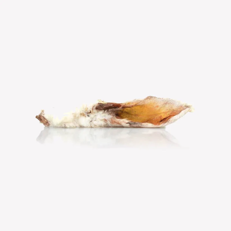 SNACK NATURAL OREJAS DE CONEJO CON PELO PARA PERROS 250 GR