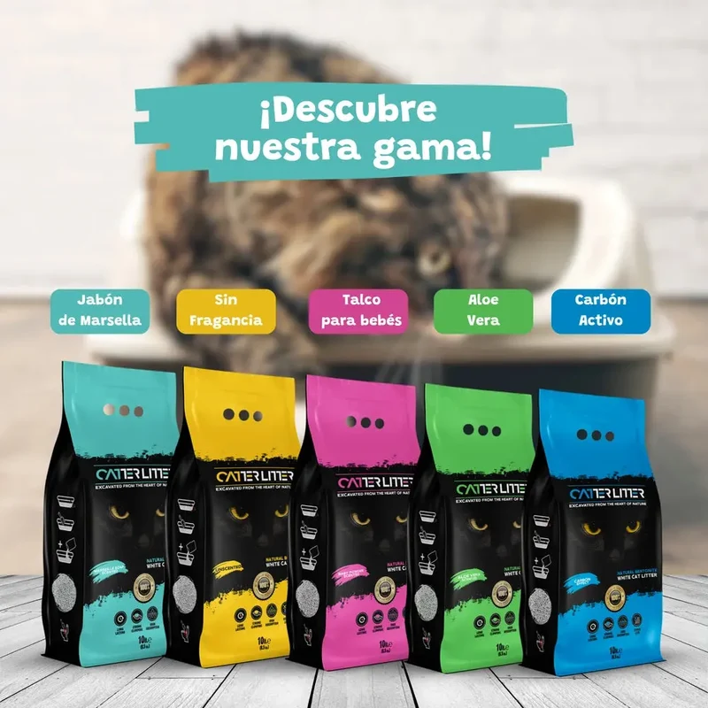 Arena Aglomerante para Gatos Marsella Catter Litter