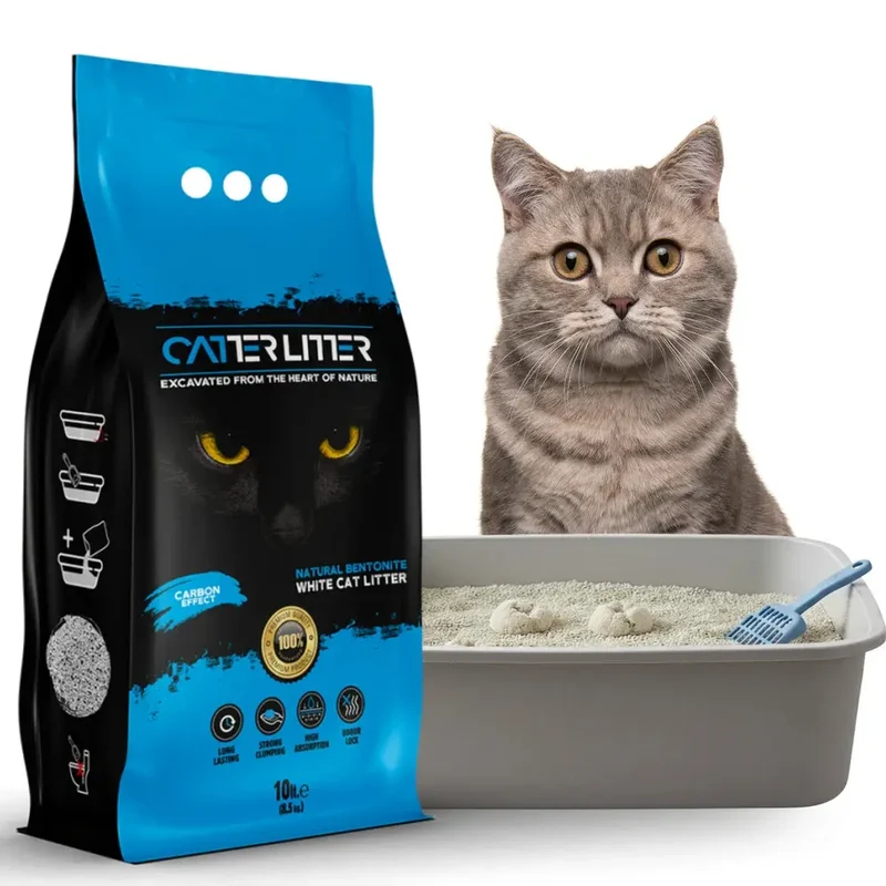 Arena Aglomerante para Gatos Efecto Carbón Activo Catter Litter