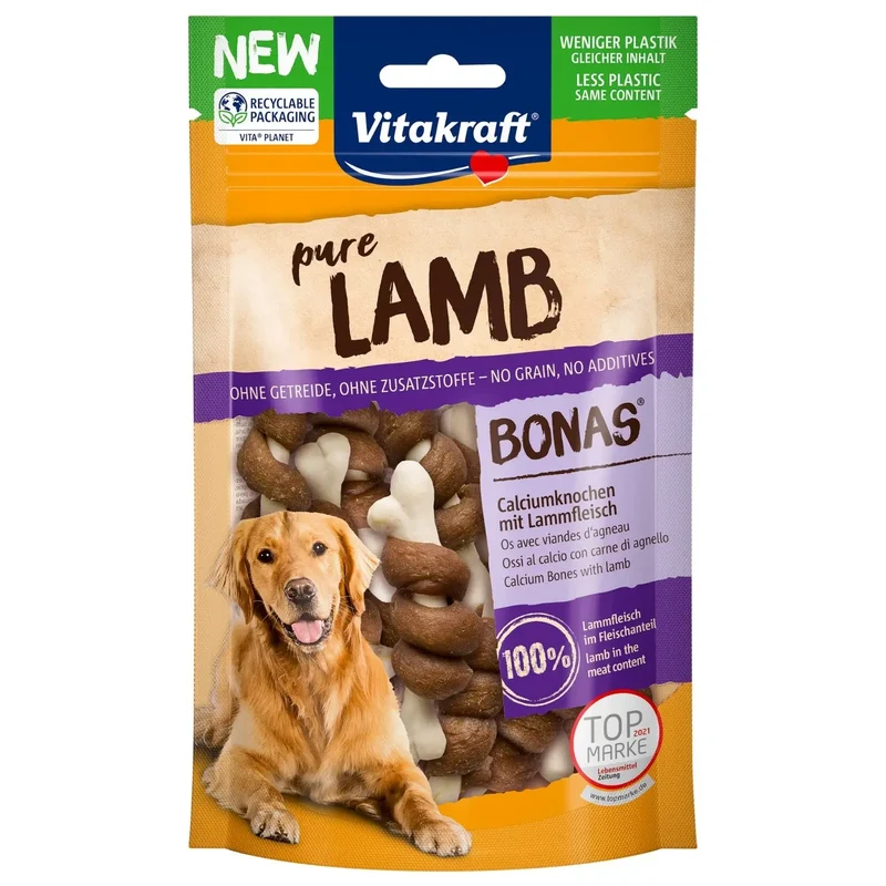 Vitakraft Pure Lamb Bonas de Cordero 80 g