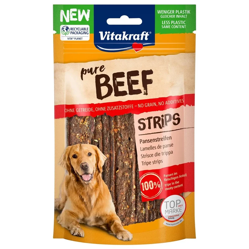 Vitakraft Pure Beef Tiras de Ternera 80 g