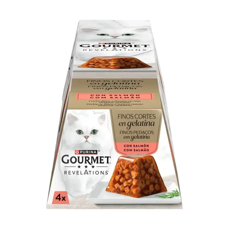 Purina Gourmet Revelations Finos Cortes Pack 4x57 g