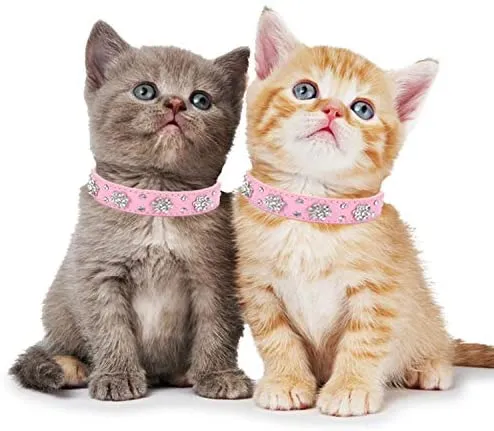 Teemerryca - Collar, diseño de lazo con brillantes, color rosa