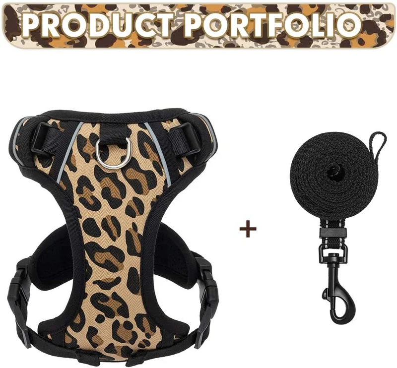 Conjunto de arnés y correa para gatos a prueba de escape, arnés ajustable de malla suave para gatos, correa reflectante para seguridad nocturna, gatos, cachorros y gatos
