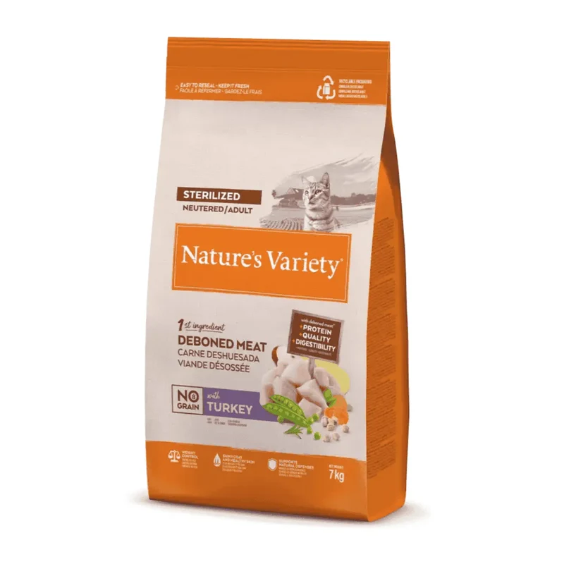 Nature'S Variety Cat No Grain Sterilized Pavo Pienso para Gatos
