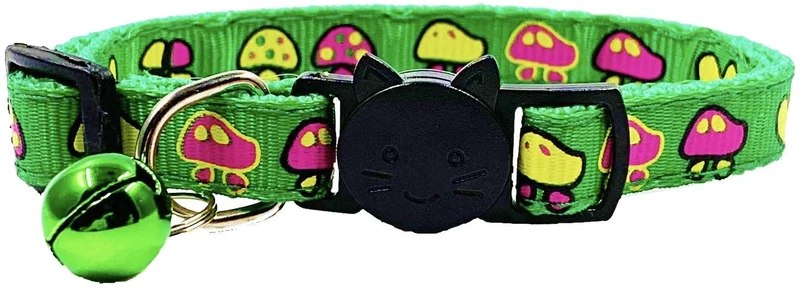 PACCOMFET - 6 collares para gatos con diseño de campanas