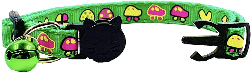 PACCOMFET - 6 collares para gatos con diseño de campanas