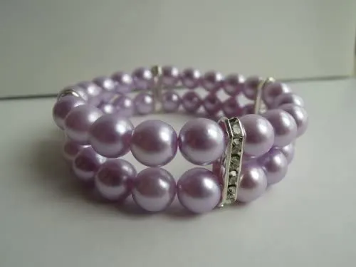 PetFavorites - Collar de 2 filas para mascotas con diseño de gato con brillantes y perlas de diamantes de imitación.