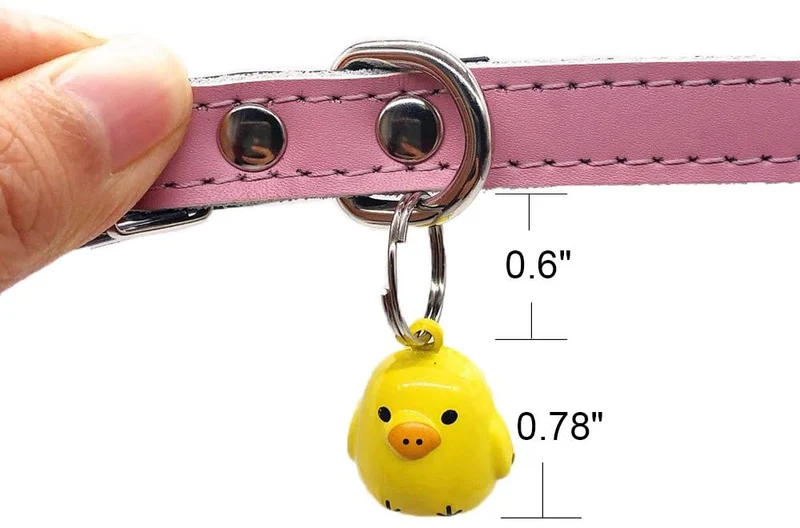 CatYou campanas para collar de gato, 4 piezas fuertes y fuertes campanas colgantes para entrenamiento de mascotas, campanas para gatos, collar para entrenamiento de orinal
