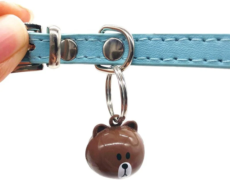 CatYou campanas para collar de gato, 4 piezas fuertes y fuertes campanas colgantes para entrenamiento de mascotas, campanas para gatos, collar para entrenamiento de orinal