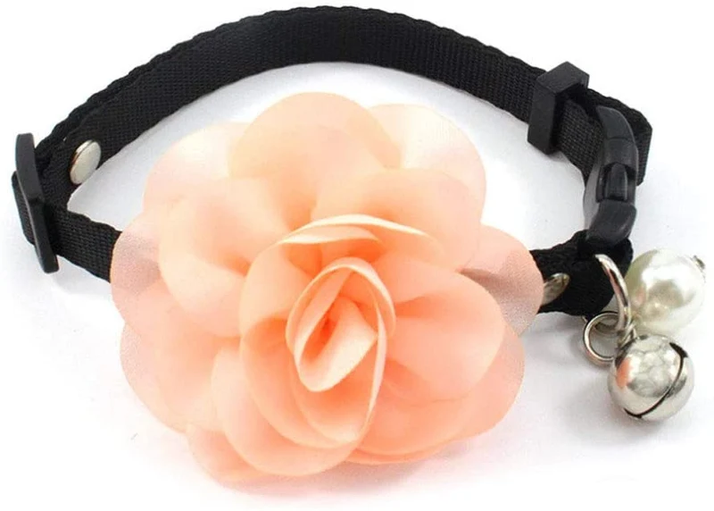 PetFavorites - Collar de corbata para mascotas, gato con colgante de campana, para mascotas, gatos