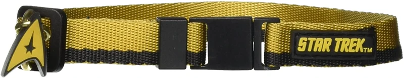 Star Trek Uniforme Rank Cat Collar 8 – 12", Dorado
