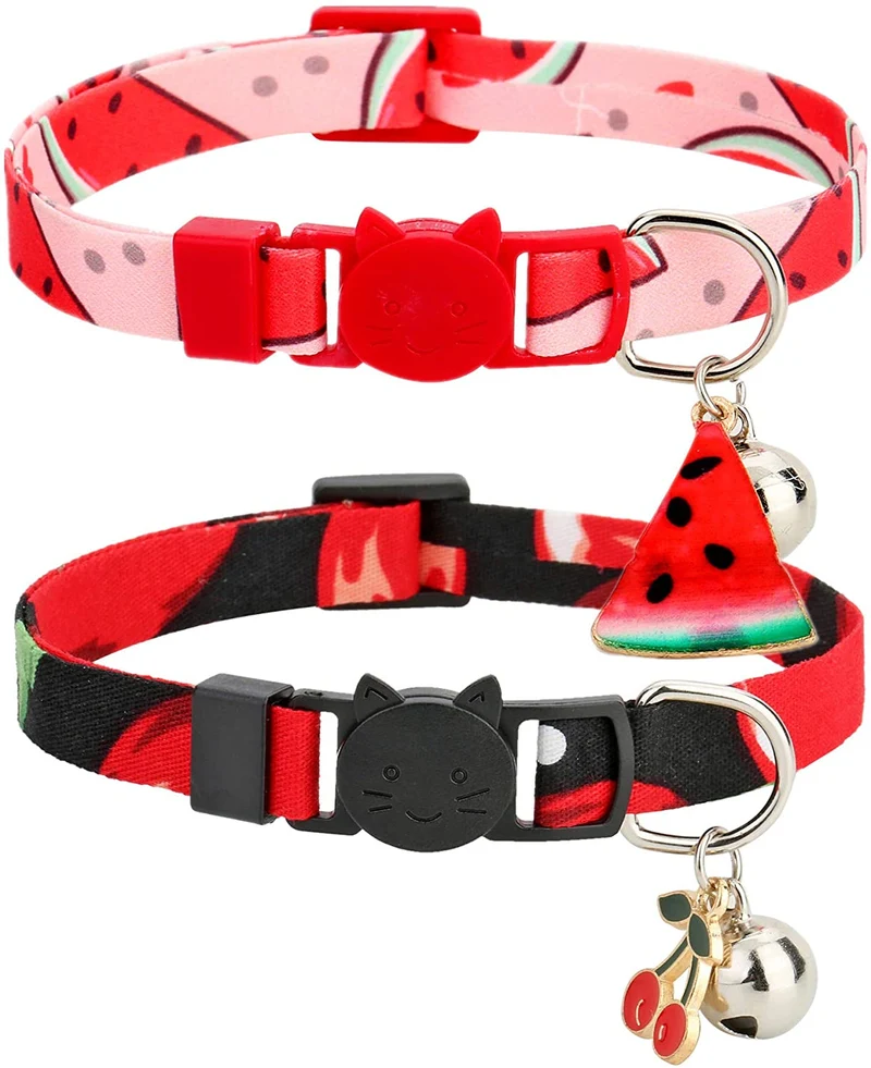 BoomBone 2 collares para gato con colgante seguro para gatitos con campana