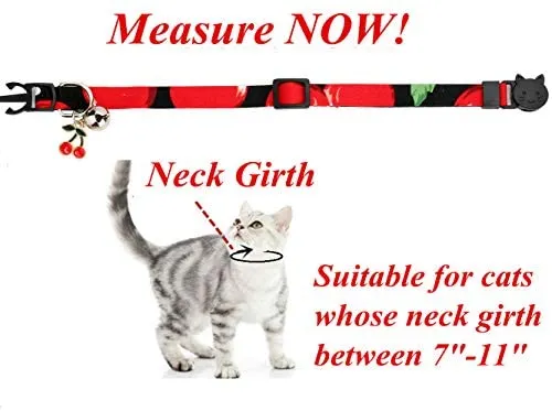 BoomBone 2 collares para gato con colgante seguro para gatitos con campana
