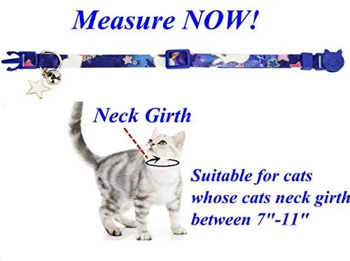 BoomBone 2 collares para gato con colgante seguro para gatitos con campana