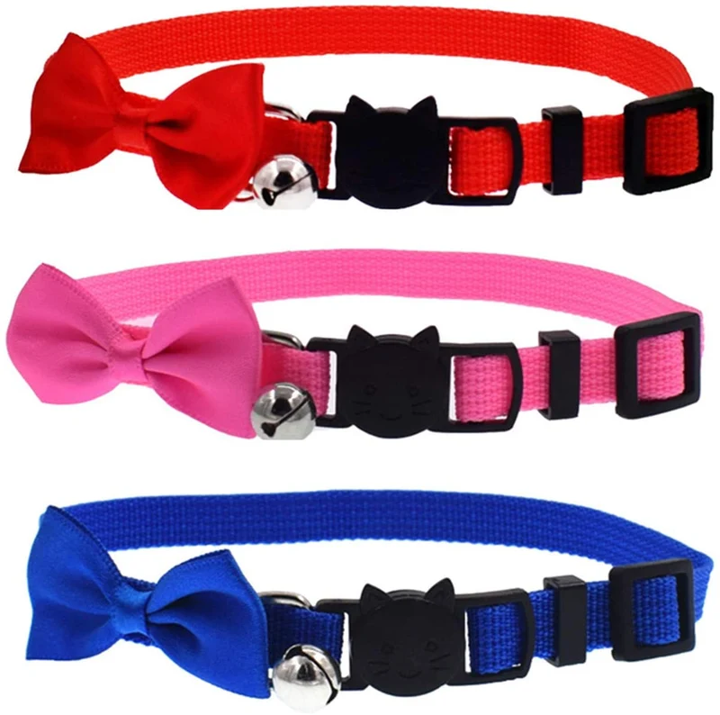 Thain - Collar para gato, diseño de pajarita