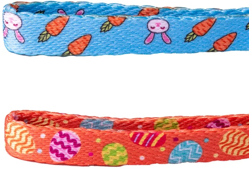 JPB Kit de collar para gato de Pascua – Collares de gato con campana en diseño de huevo y conejo
