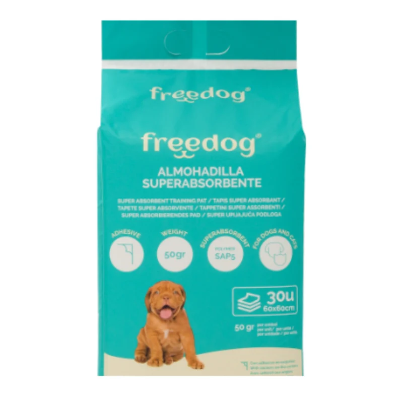 EMPAPADOR FREEDOG SUPER ABSORBENTE 60 X 90 (30 UNIDADES)