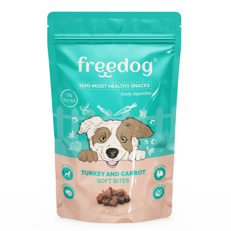 Freedog Soft Bites Snack para Perros Semi-húmedo 100 g