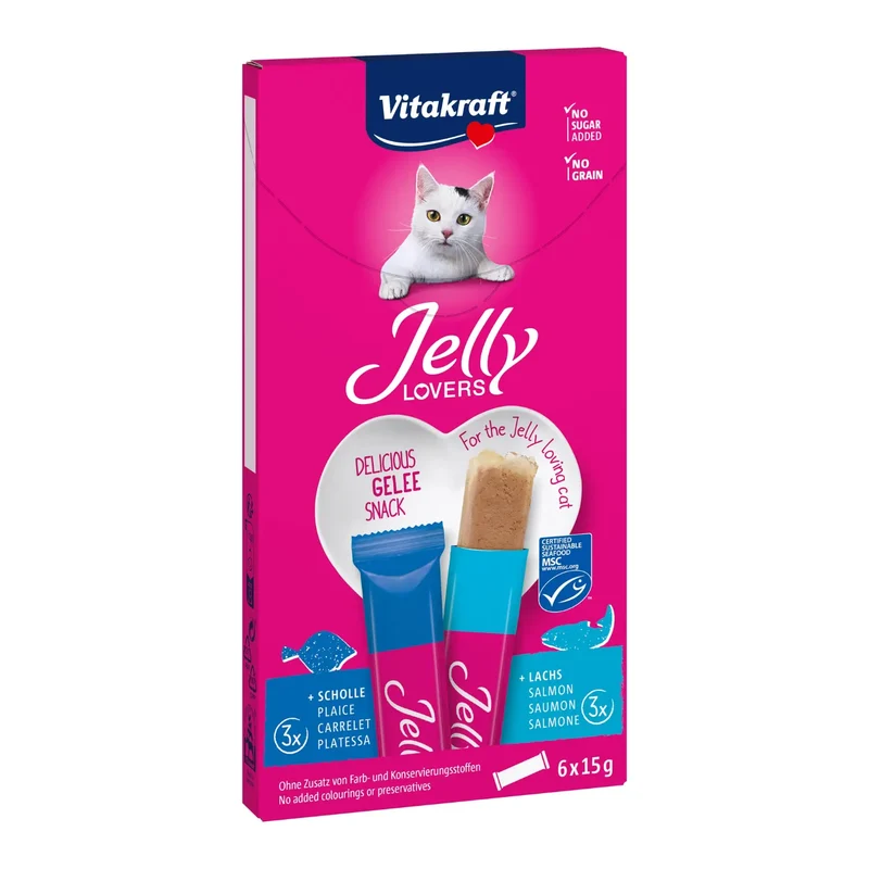 Vitakraft Cat Snack Jelly Lovers 6x15 g
