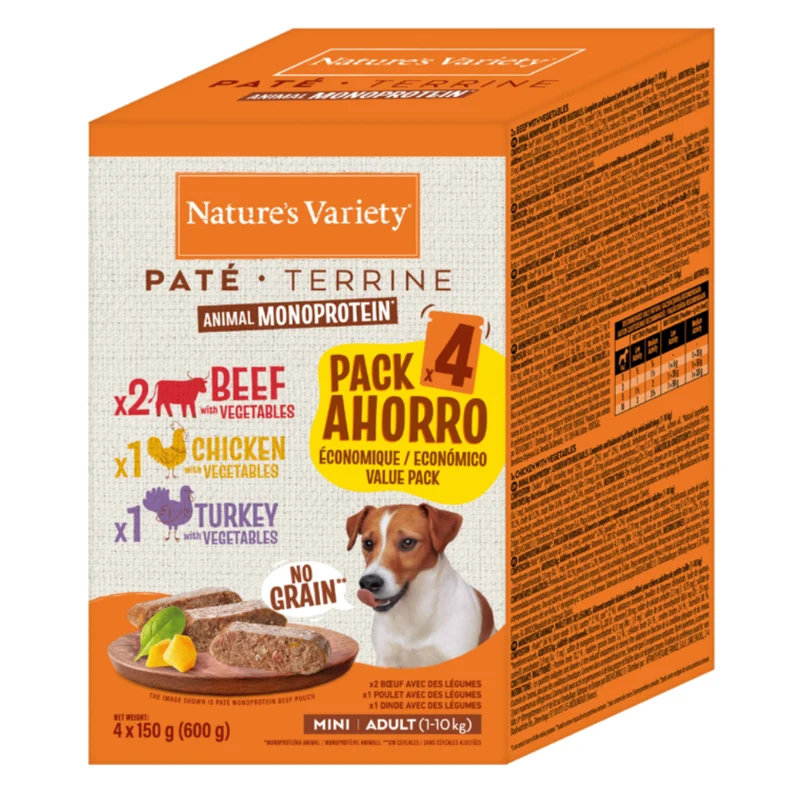 Nature'S Variety Dog Original Paté Multipack