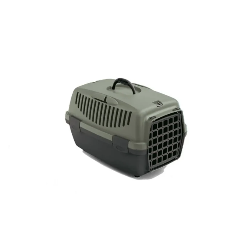 Transportín Gulliver 1 Green para Perros 48x32x31 cm Stefanplast