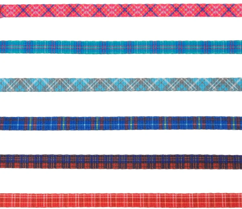 BINGPET - Collares de gato con campana, colores variados, patrones cuadrados, ajustables, paquete de 6 unidades