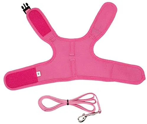 WONDERPUP - Arnés ajustable para gato con correa para caminar, a prueba de escape, malla de aire suave para gatitos, cachorros, conejos, perros pequeños