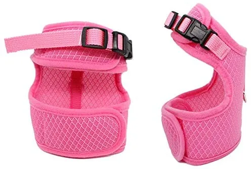 WONDERPUP - Arnés ajustable para gato con correa para caminar, a prueba de escape, malla de aire suave para gatitos, cachorros, conejos, perros pequeños